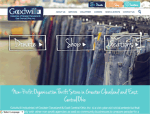 Tablet Screenshot of goodwillgoodskills.org